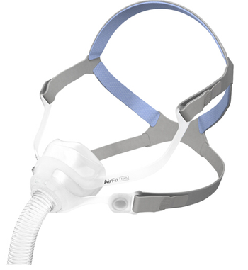 瑞思迈（Resmed） 呼吸机面罩AirFit N10鼻罩式面罩带头带 瑞思迈呼吸机通用 N10 M码 标准型
