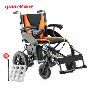 鱼跃（yuwell）电动轮椅车 老年人残疾人家用医用可折叠轻便老人智能全自动代步车D210BL