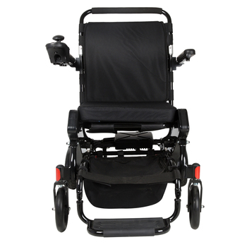 金百合 电动轮椅轻便折叠锂电池铝合金智能轮椅四轮代步车 D05黑色轮椅